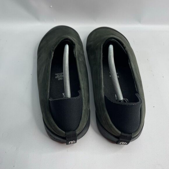 Mahabis Luxe Black Leather Comfort Slippers LU160101 Sz:‎ EU 47, US M 12.5-13